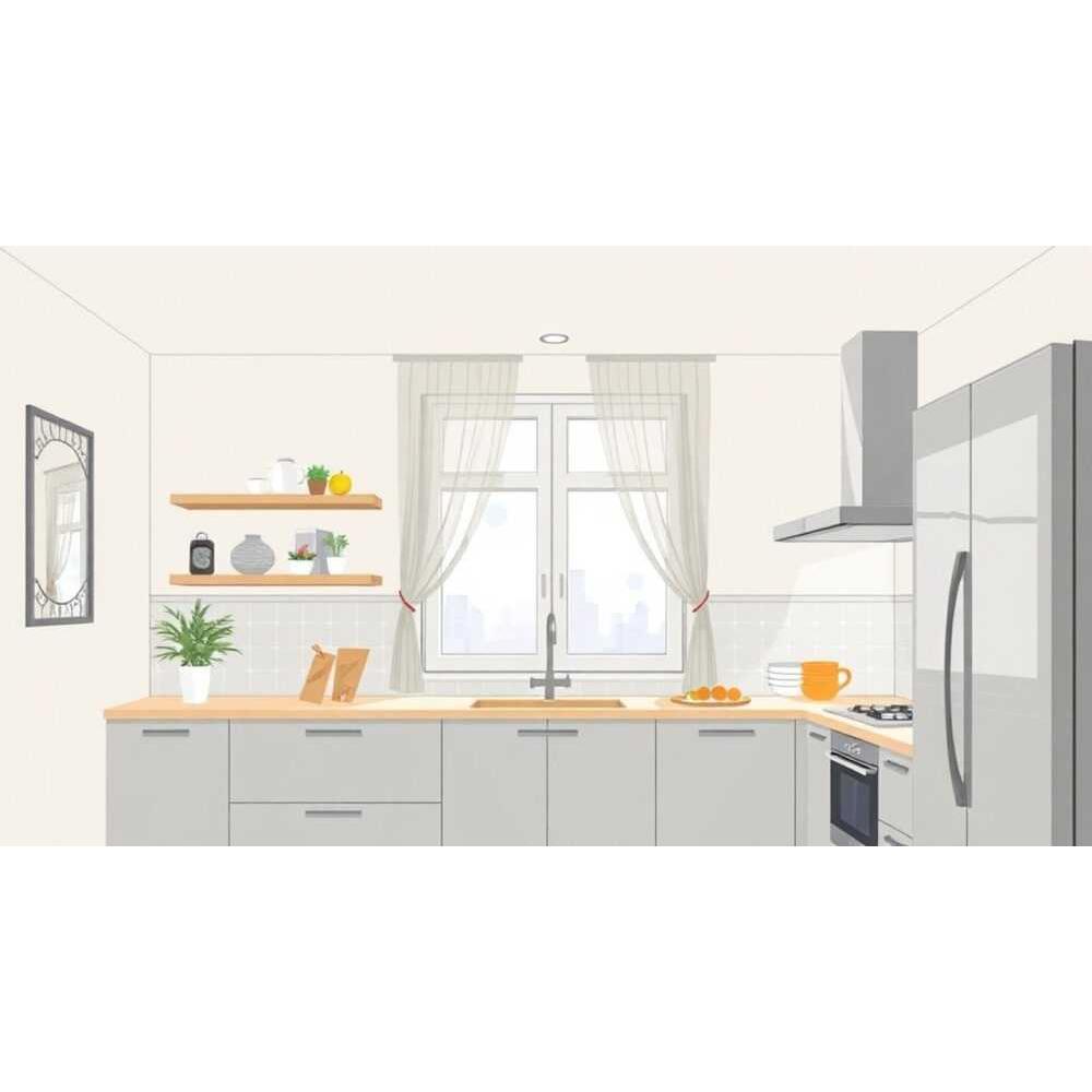 Декор штор окна окна кухни потолочная гардина