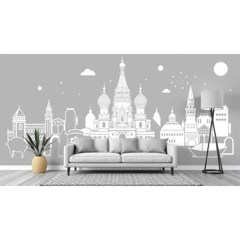 Где купить трафареты для декора стен в москве