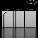 Гипсовая панель Capri-3 Gesso 3D