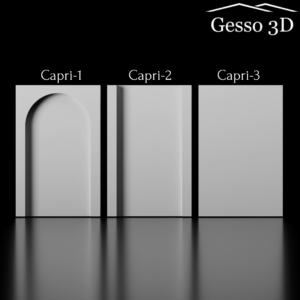 Гипсовая панель Capri-3 Gesso 3D