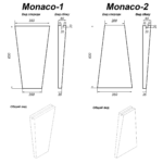 Световая гипсовая панель Monaco Gesso 3D