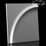 Гипсовая панель Ring Gesso 3D