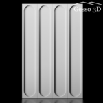 Гипсовая панель Capri-2 Gesso 3D