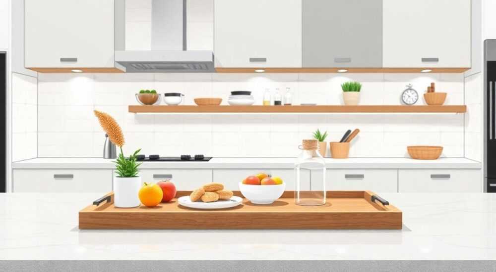 Купить красивый поднос для декора для кухни
