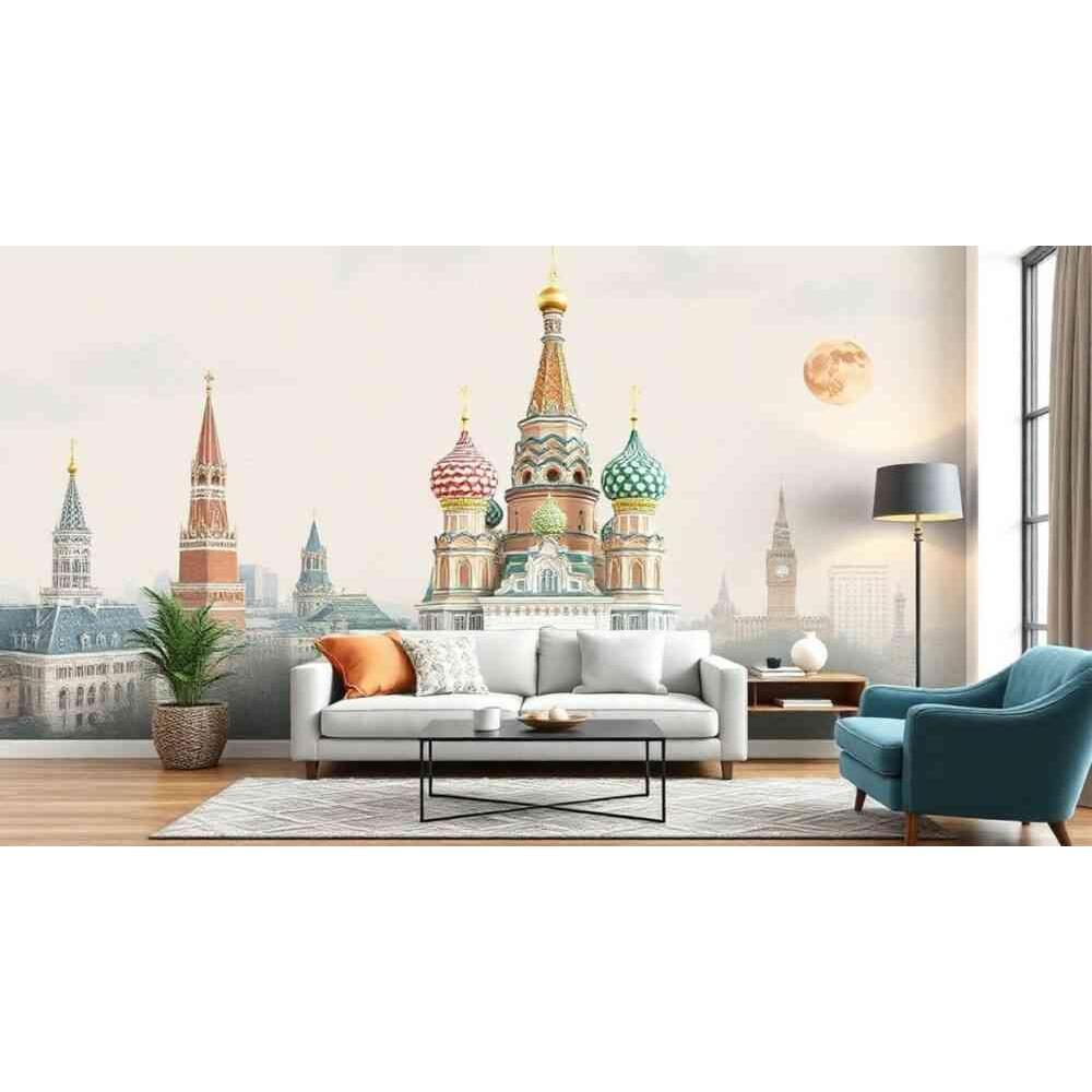 Купить обои в декоре интерьера в москве