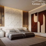 Гипсовая панель Ring Gesso 3D