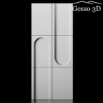 Гипсовая панель Capri-2 Gesso 3D