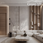 Гипсовая панель Silk Gesso 3D