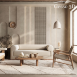 Гипсовая панель Capri-3 Gesso 3D