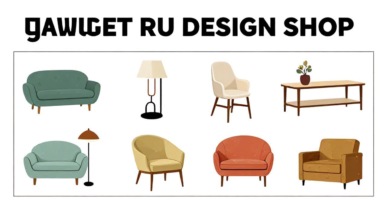 RU DESIGN SHOP: Онлайн-магазин дизайнерской мебели и декора премиум-класса