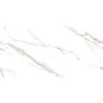 Calacatta sharp gold Керамогранит белый Полированный 60x120 LAPARET