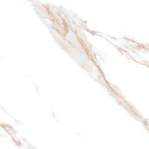 Calacatta sharp gold Керамогранит белый Полированный 60x60 LAPARET