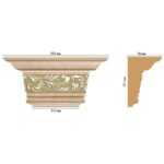 Капитель DECOMASTER D203-59 220*113*70 мм
