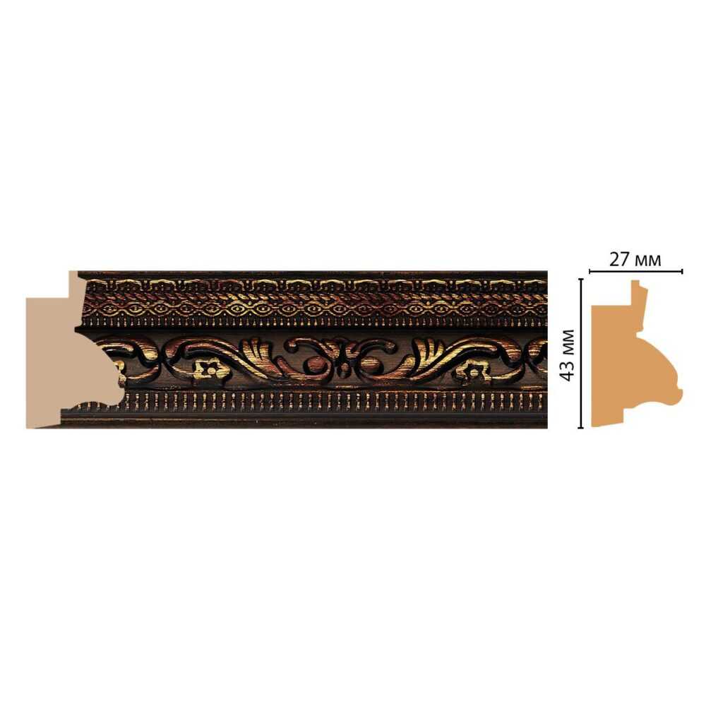 Багет DECOMASTER J13-966 43*27*2900 мм Багет DECOMASTER J13-966 43*27*2900 мм