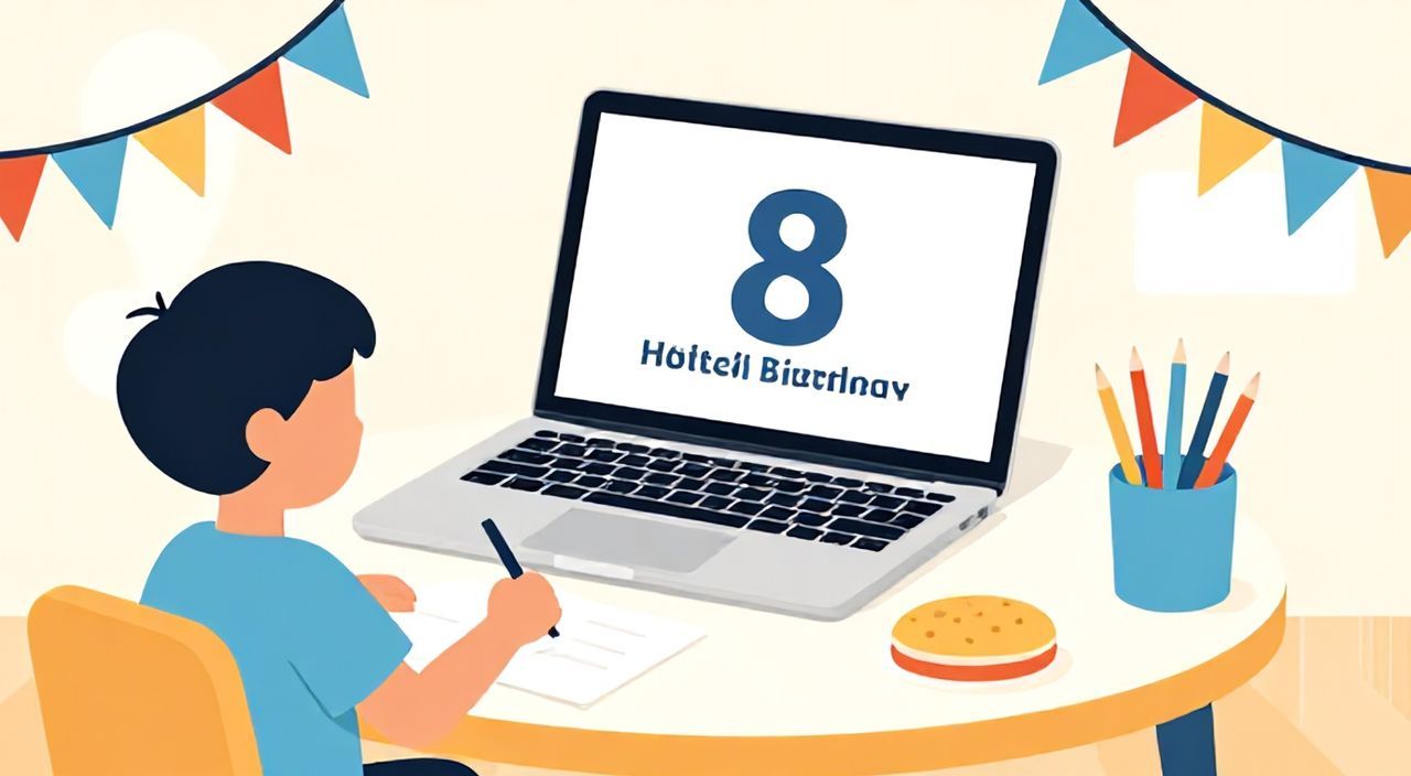 Что поставить на детский стол в день рождения 8 лет