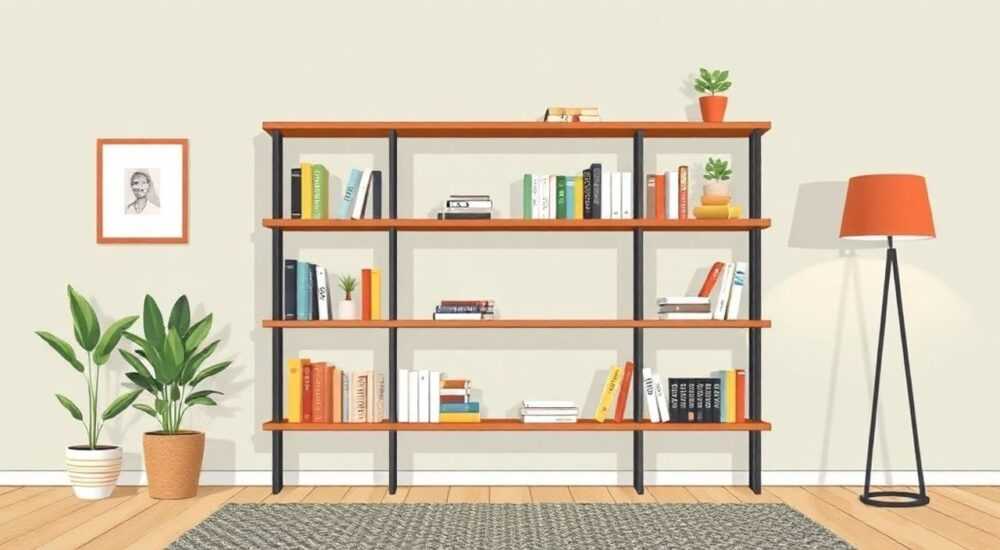 Где купить небольшие книжные стеллажи в москве