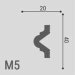 Молдинг XPS POLYMER М 5 40/20