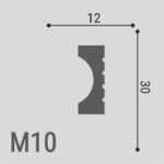 Молдинг XPS POLYMER М 10 30/12