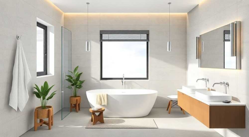 Интерьер ванной комнаты bathroom design