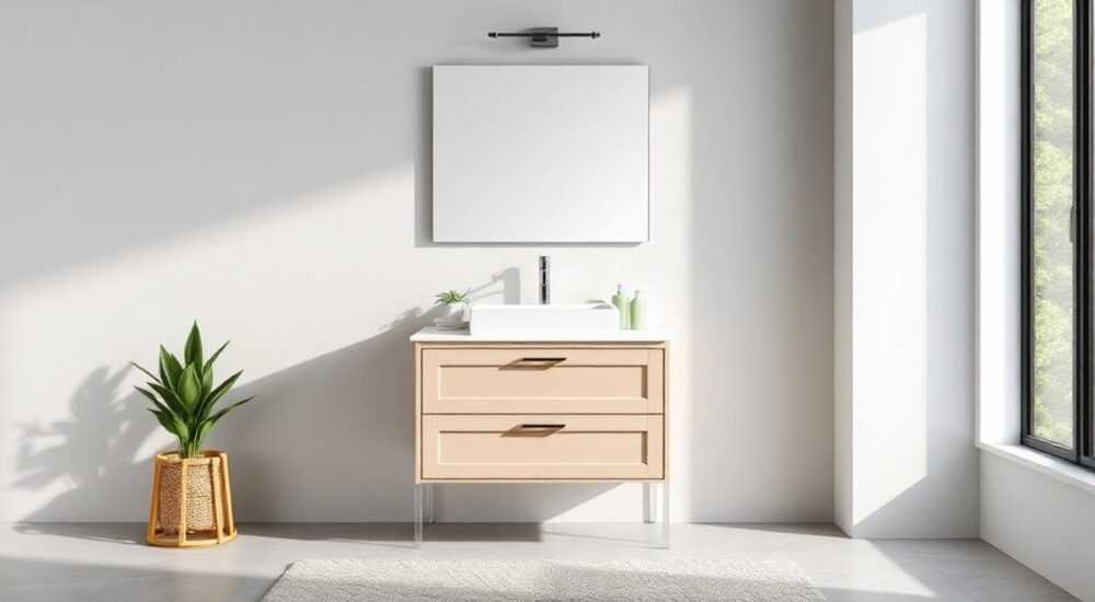 Из какого материала купить тумбу в ванную
