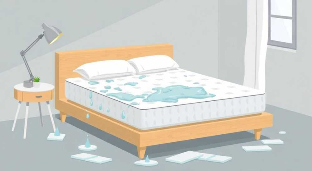 Как быстро высушить матрас от воды