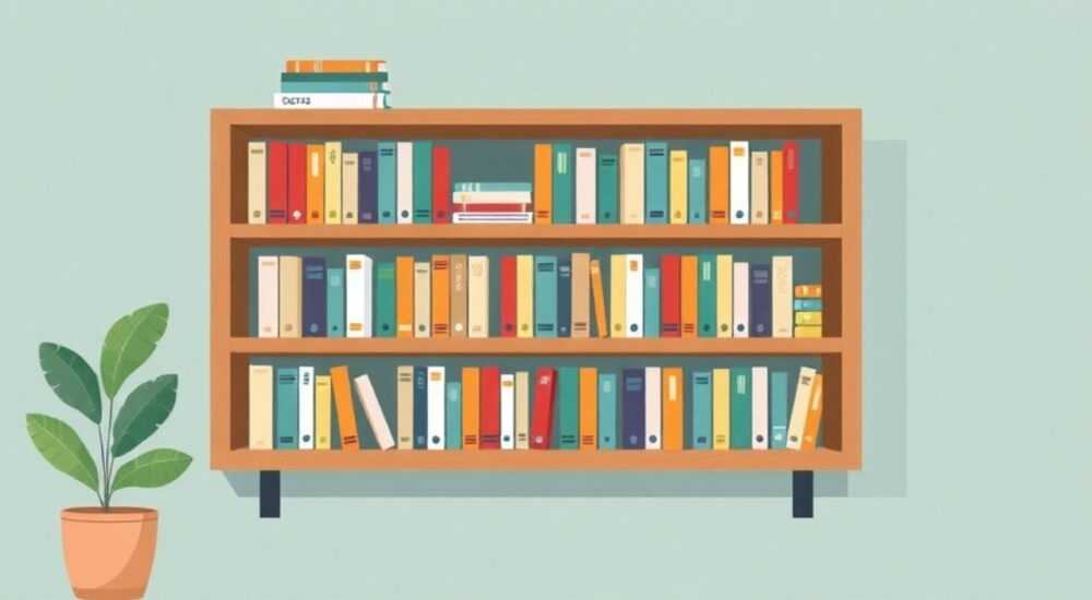 Как хранить книги в стеллаже