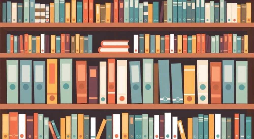 Как красиво расставить книги на стеллаже в библиотеке