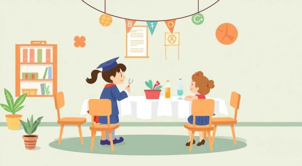 Как накрыть стол детям на выпускной в детском саду