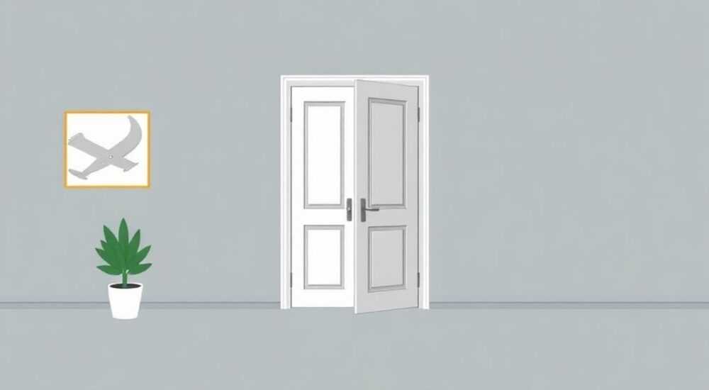 Как переделать дверь чтобы открывалась в другую сторону межкомнатной двери