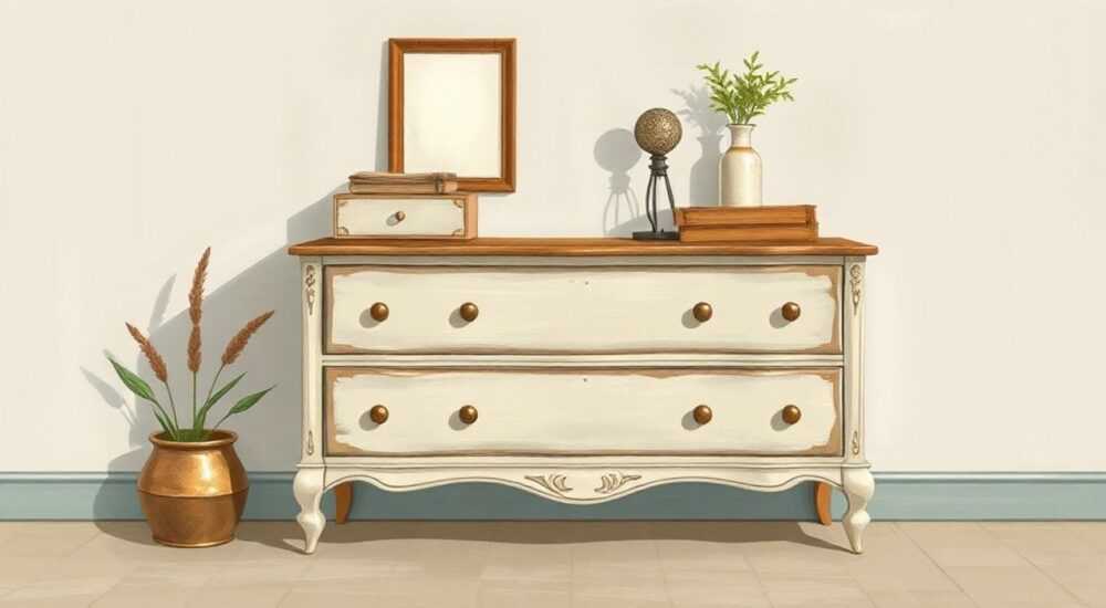 Как покрасить комод под старину своими руками