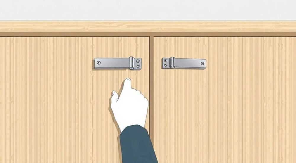 Как поставить на шкаф купе доводчики