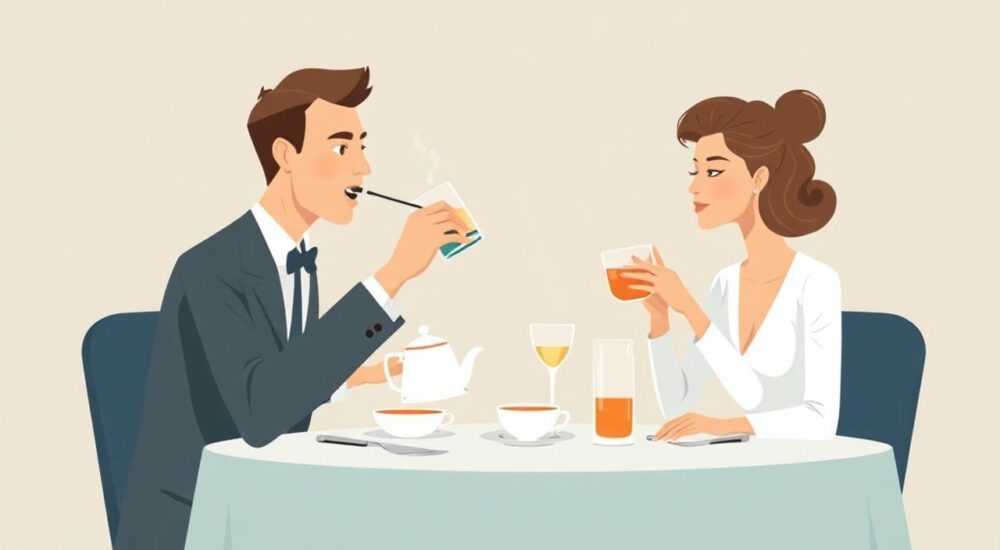 Как правильно пить чай за обеденным столом