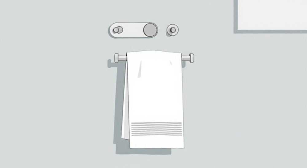 Как прикрепить держатель для полотенец