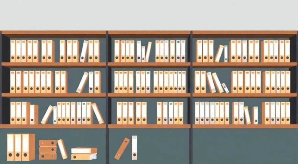 Как раскладывать документы на стеллажи в архиве