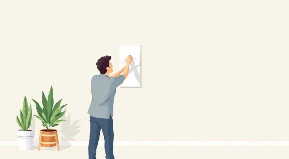 Как разглаживать обои при наклейке