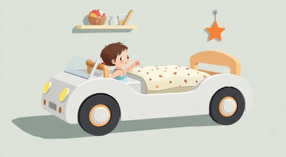Как сделать детскую кровать машину