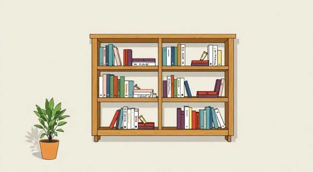 Как сделать книжный стеллаж своими руками из дерева