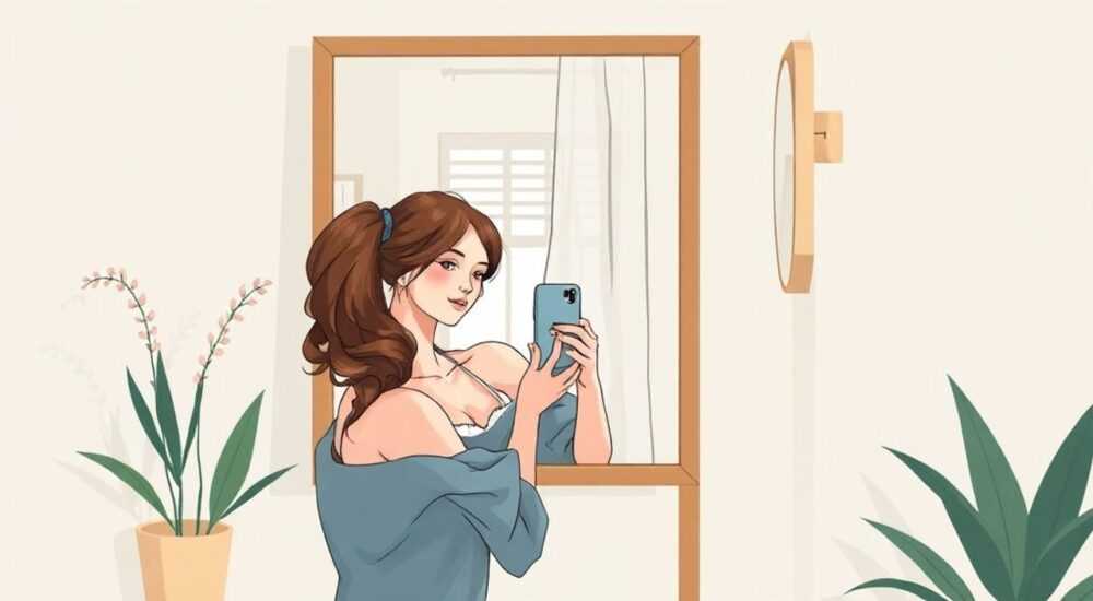 Как сделать красивые фото в зеркале дома