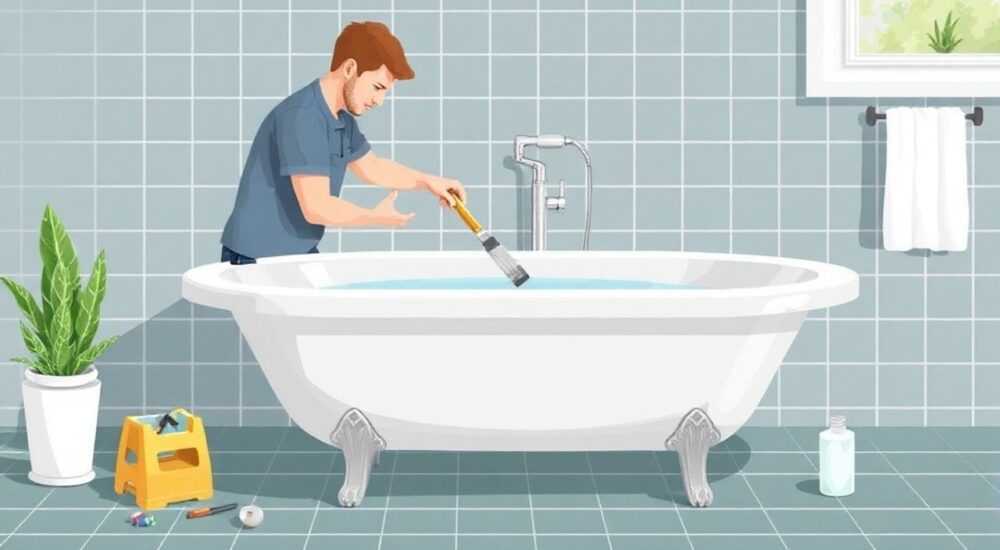 Как сделать ремонт из пластика ванне