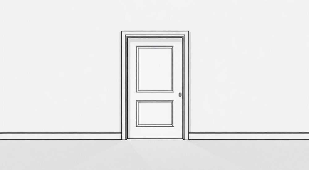 Как шумоизолировать межкомнатную дверь снизу