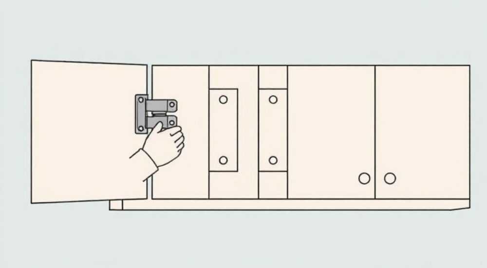 Как снять доводчики с кухонного гарнитура