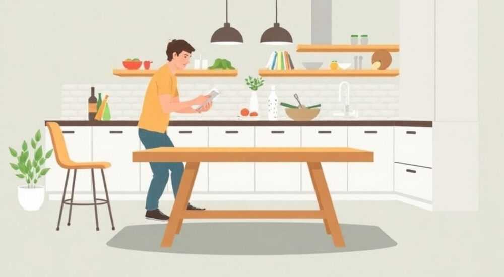 Как укрепить кухонный стол чтобы не шатался