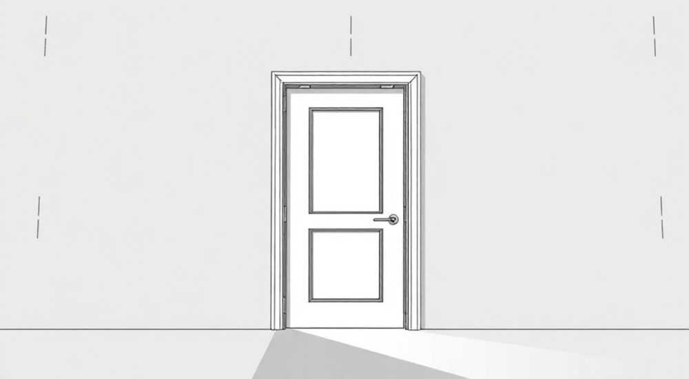 Как уменьшить проем межкомнатной двери гипсокартоном