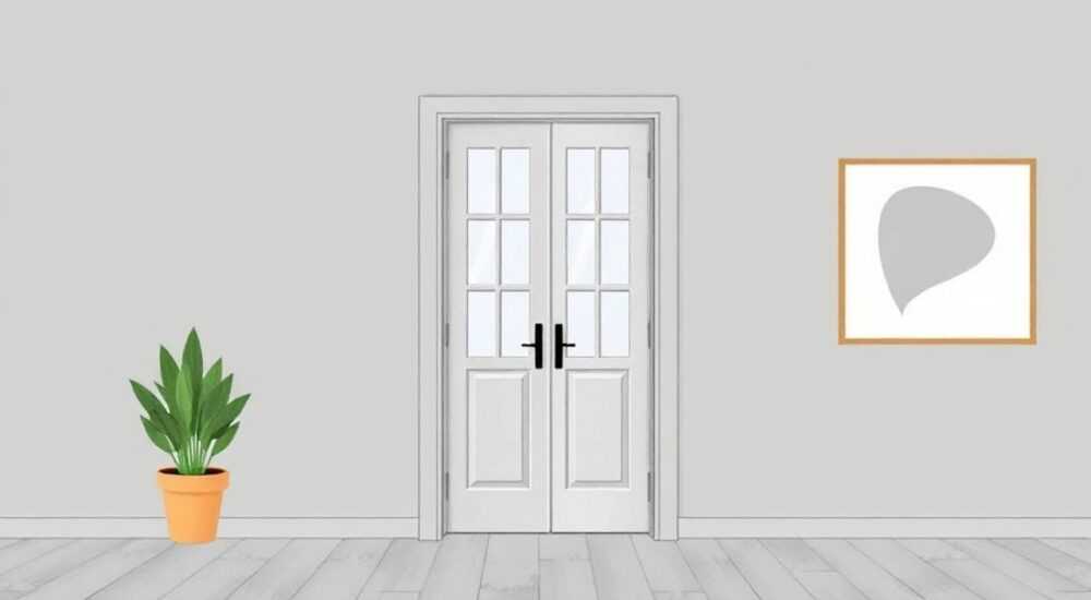 Как выровнять дверную коробку межкомнатной двери