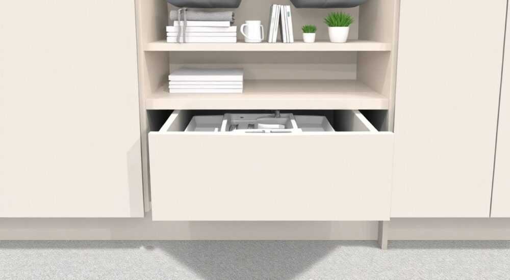 Как вытащить ящик из тумбы comforty