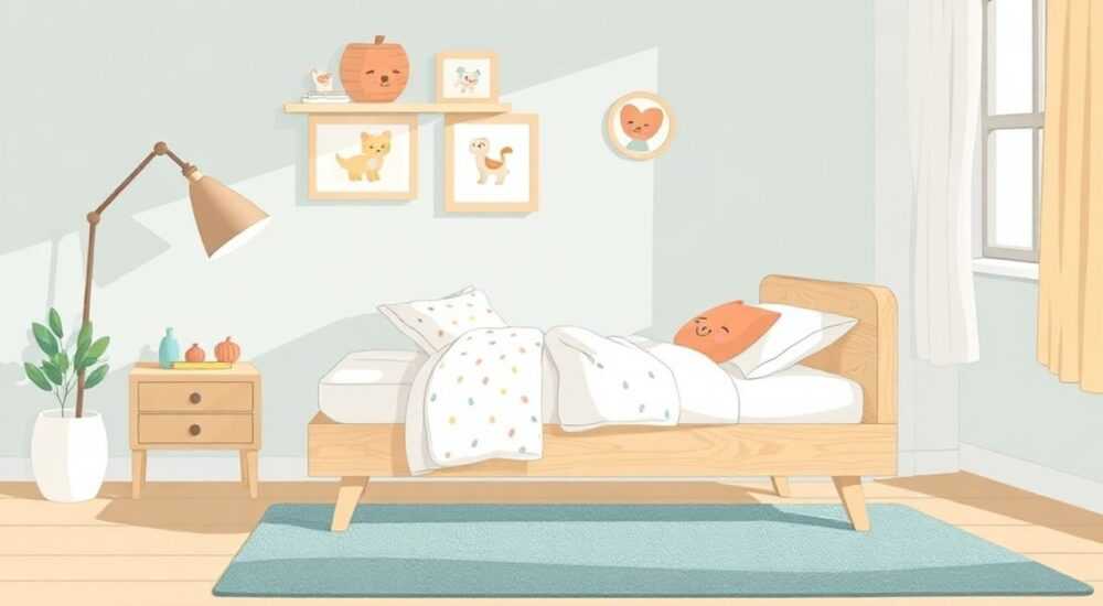 Как заправить детскую кровать