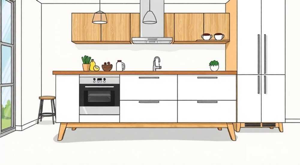 Какие ножки для кухонного гарнитура