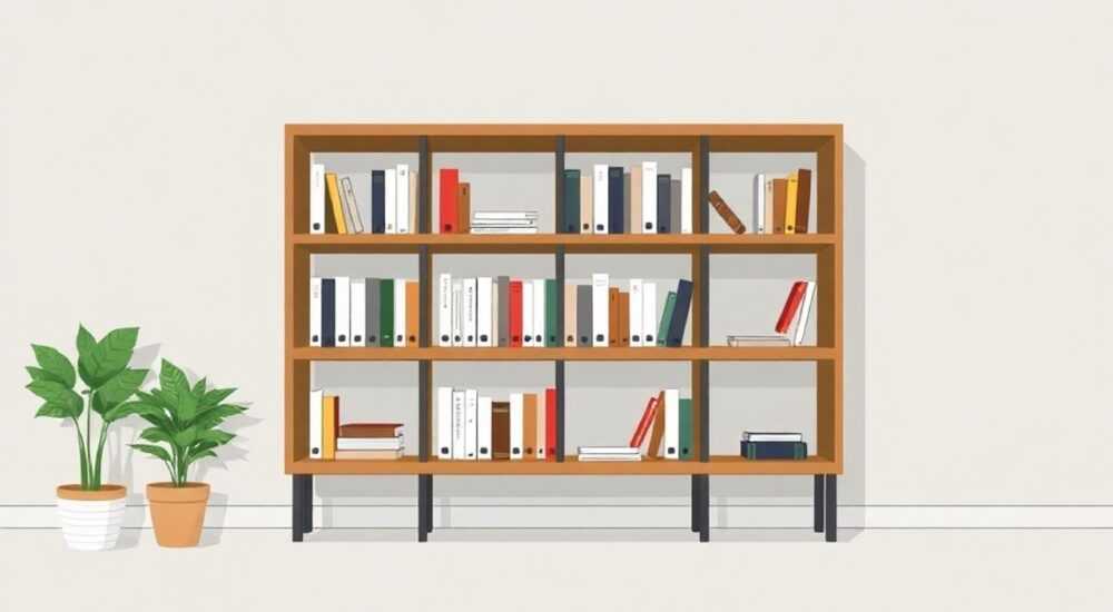 Какие размеры книжных стеллажей