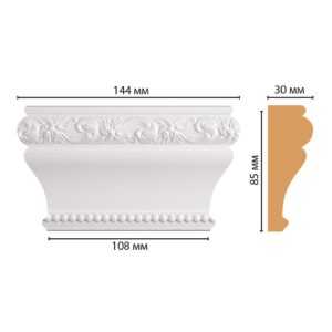 Капитель DECOMASTER D202-115 144*85*30 мм