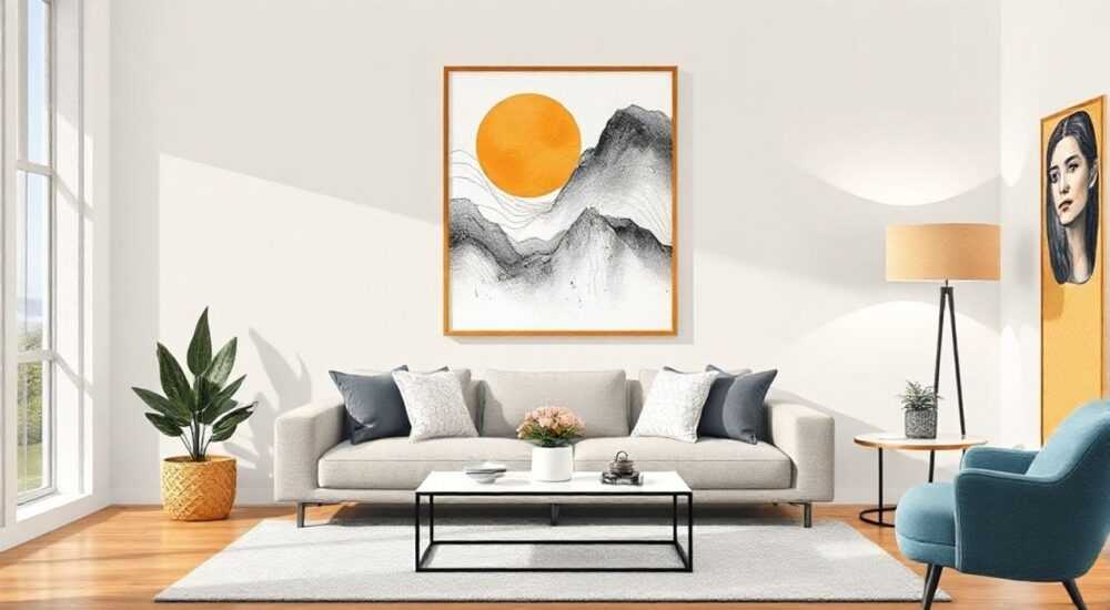 Картины в интерьере какие лучше выбирать